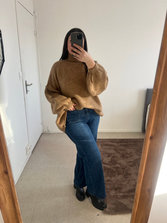 Pull OVERSIZE ( beige camel )