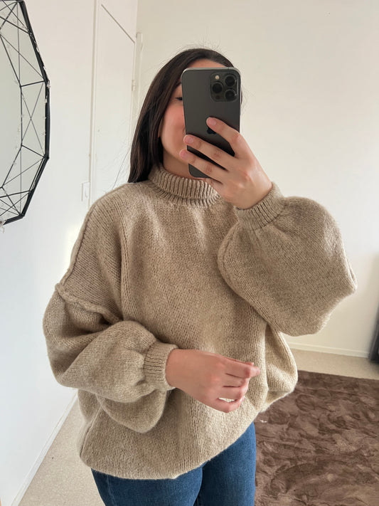 Pull OVERSIZE ( beige )