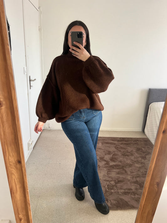 Pull OVERSIZE ( marron chocolat )